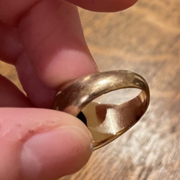 Vintage 14k Gold Star Sapphire Ring 11.7g Size 7.5 - Picture 5 of 9